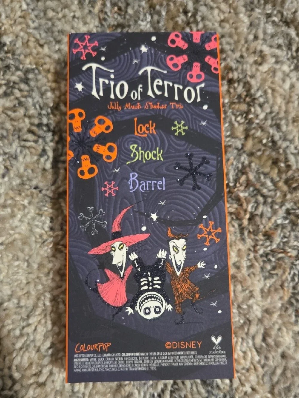Nightmare Before Christmas Trio Of Terror Jelly Eye Shadow